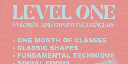 *NEW* Lindy Hop Beginners Course - Level 1 - September