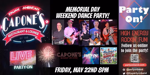 Party On! Memorial Day Weekend Kickoff Dance Party