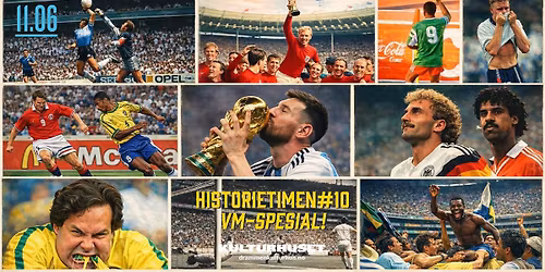 Historietimen #10: Fra Uruguay til Qatar \u2013 en reise gjennom VM-historien \/\/ Drammen kulturhus