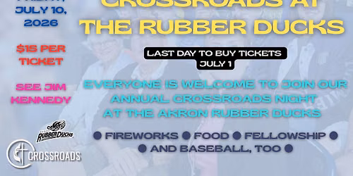 Crossroads Night at the Akron Rubber Ducks