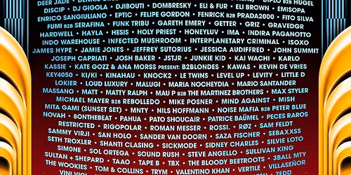 Electric Daisy Carnival - EDC Orlando - Friday (Time: TBD)