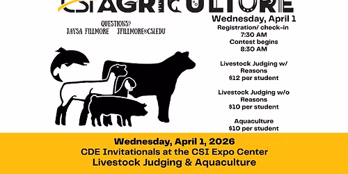 CSI CDE Invitationals at the Idaho FFA State Convention