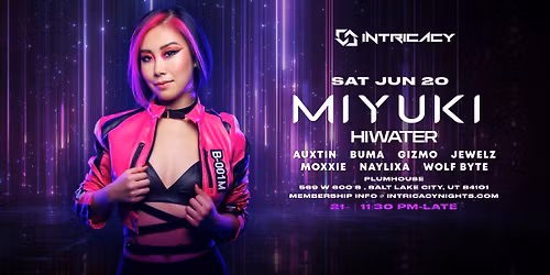 MIYUKI at Plumhouse Salt Lake City w Hiwater
