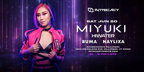 MIYUKI at Plumhouse Salt Lake City w Hiwater