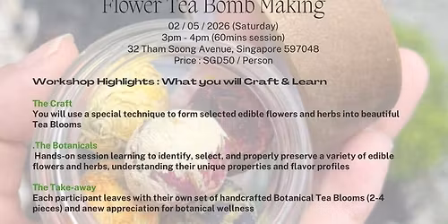 Flower Tea Bomb Making