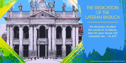 Vigil Mass for the Dedication of the Lateran Basilica