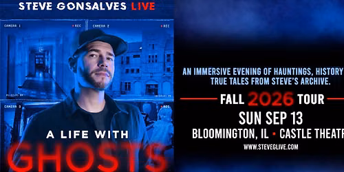 Steve Gonzalves - A Life With Ghosts at City Winery - Boston