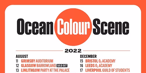 Ocean Colour Scene Birmingham Tickets