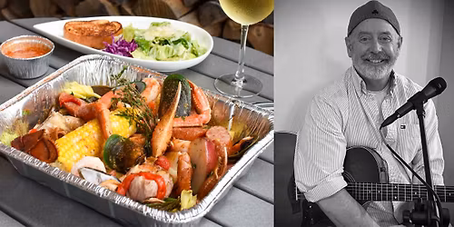 Seafood Boil & Todd Lyscio Live on the Patio