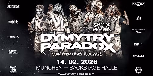 Dymytry Paradox \u21e3 BORN FROM CHAOS Tour 2026 \u21e3 M\u00fcnchen