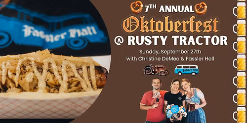 7th Annual Oktoberfest @ Rusty Tractor Vineyards w\/ Christine DeMeo & Fassler Hall