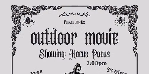 Outdoor movie- Hocus Pocus