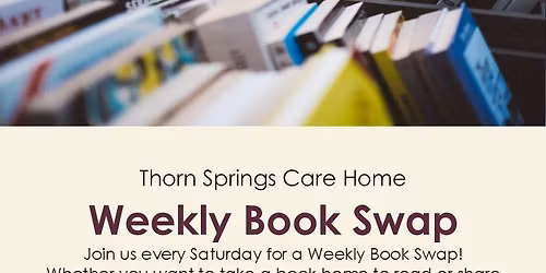 Weekly book swap