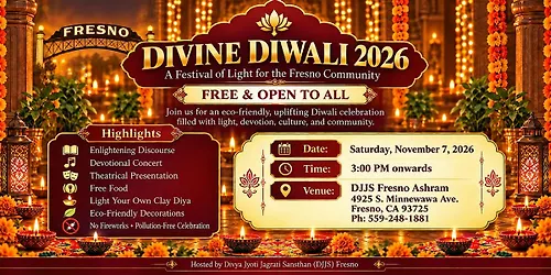 Divine Diwali 2026 A Festival of Light for the Fresno Community