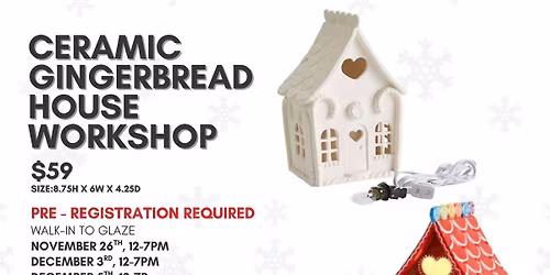 Ceramic Gingerbread Workshop