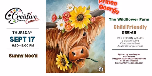 Prince George: Paint & Sip Night: Summer Moo\u2019d