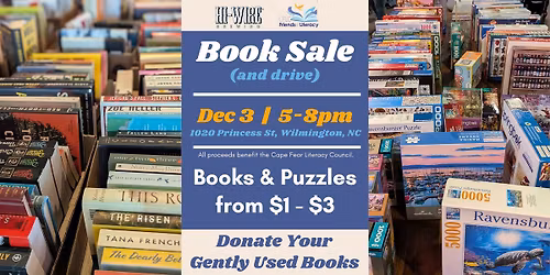 December Book Sale at Hi-Wire
