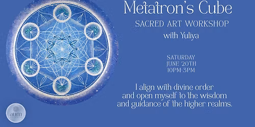 Metatron's Cube Sacred Geometry Art