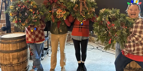 Christmas Wreath Decorating