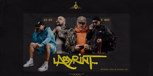 Labyrint live \/ Fredag 7 November \/ Hugo Nattklubb