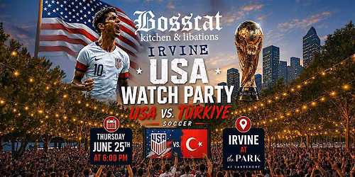 Bosscat Kitchen USA Soccer Watch Party #3