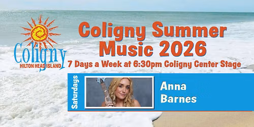 Live Music with Anna Barnes - Coligny Summer Music
