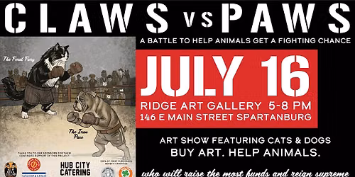 Claws vs Paws - Fundraiser Art Show