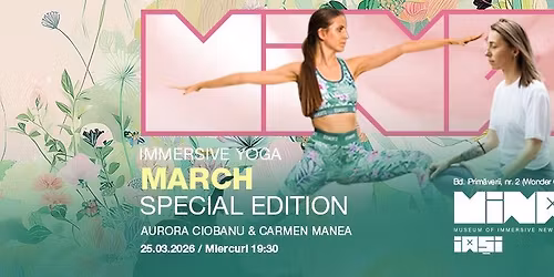 Yoga la MINA Museum - Immersive Yoga: March special edition