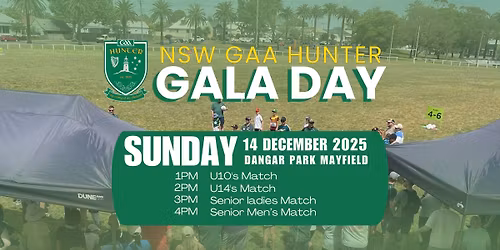 NSW GAA Hunter Inaugural Gala Day!