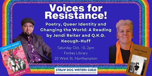 Voices for Resistance: Poetry, Queer Identity, and Changing the World