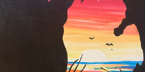 Michigan Sunset - St. Johns Paint and Sip