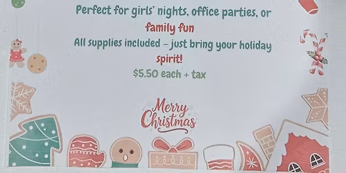 Christmas Ornament Bar (New Dates Added)