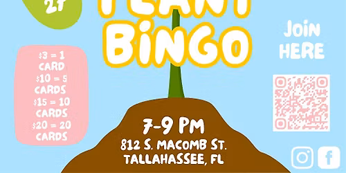 TFP Plant Bingo by The Fuzzy Pineapple