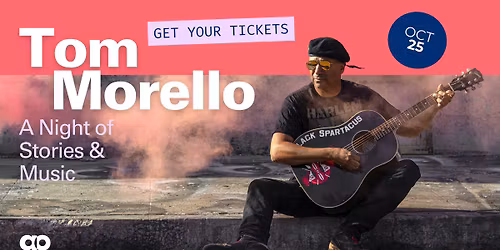 Grand OnStage presents Tom Morello - A Night of Stories & Music