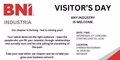 BNI Industria Visitor's Day