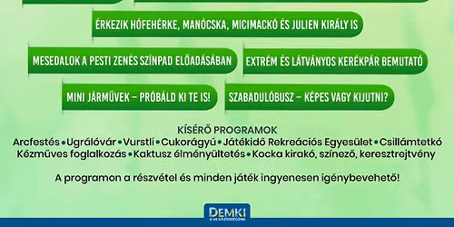 Gyerek- \u00e9s csal\u00e1di nap a Liget t\u00e9ren