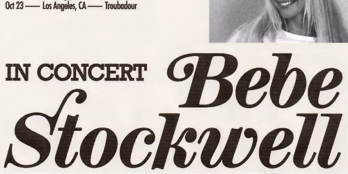 Bebe Stockwell at The Atlantis