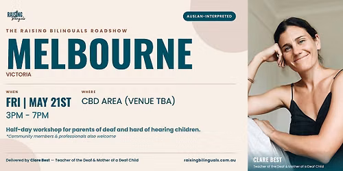 The Raising Bilinguals Roadshow (MELBOURNE)