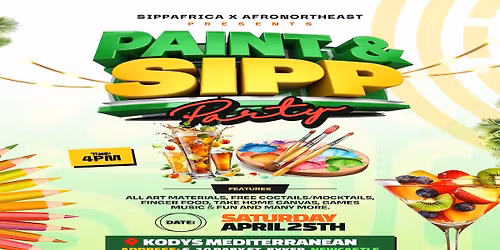 \ud83c\udfa8\ud83c\udf79 PAINT &amp; SIPP PARTY \u2013 NEWCASTLE