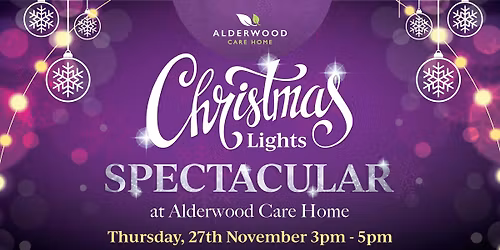 Christmas Lights Spectacular at Alderwood Care Home