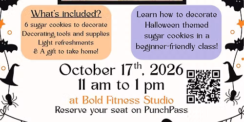Halloween Cookie Decorating Class w\/ Sweet Scrunchie Co \ud83c\udf83