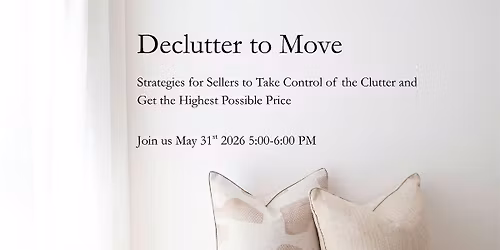 Declutter to Move!