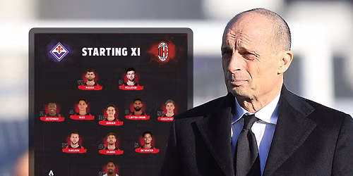 Milan vs Fiorentina at San Siro - Milan