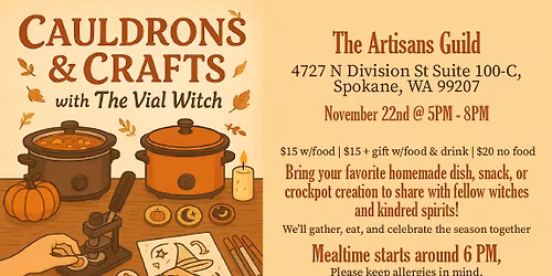 Cauldrons & Crafts w\/ The Vial Witch