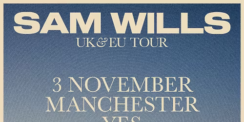 Sam Wills, live at YES Pink Room - Manchester