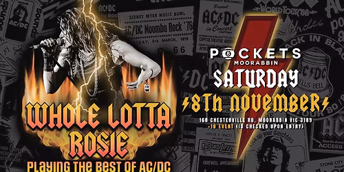 WHOLE LOTTA ROSIE - The Best of ACDC | LIVE @ Pockets