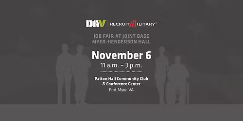 DAV | RecruitMilitary Job Fair at Joint Base Myer-Henderson Hall