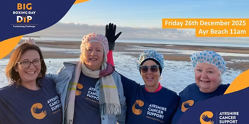 Ayrshire Cancer Support's Big Boxing Day Dip 2025
