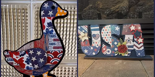 Patriotic Shelf Sitter Paint Class