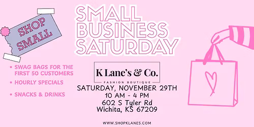 Small Business Saturday @ K Lane's & Co. 